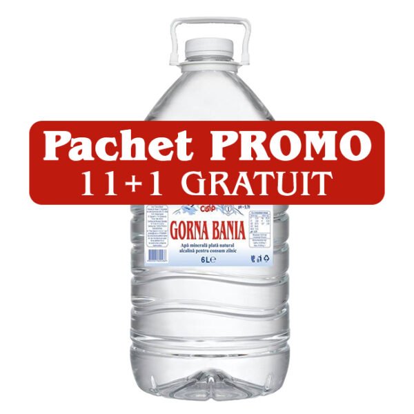 GORNA BANIA Promo 11+1x6l Apă Minerală pH 9.9