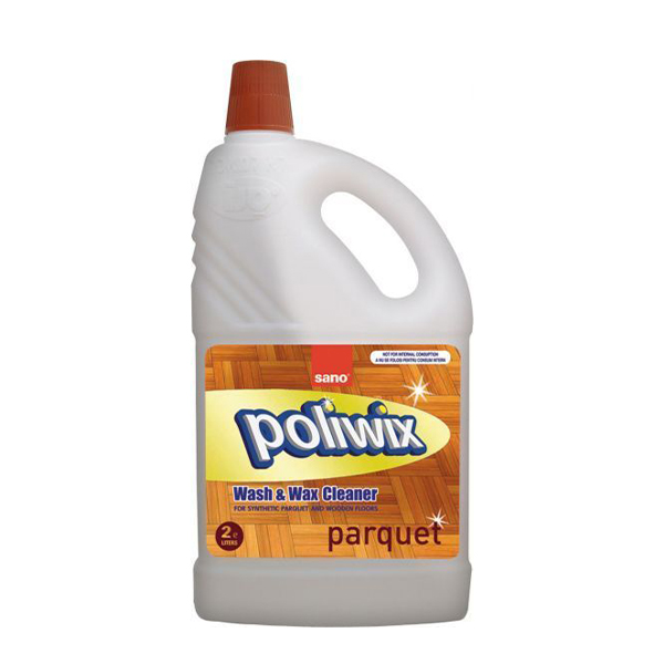 detergent pardoseli cu ceara naturala sano poliwix parquet 2l 656 1 - Sacagiu
