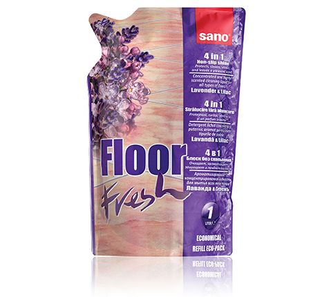 detergent pardoseli sano floor fresh lavanda lilac 750ml rezerva 991 - Sacagiu