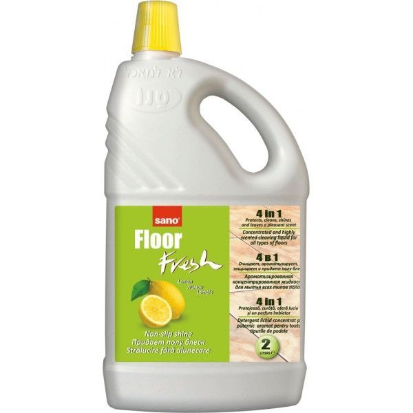 detergent pardoseli sano floor fresh lemon 2l 625 - Sacagiu